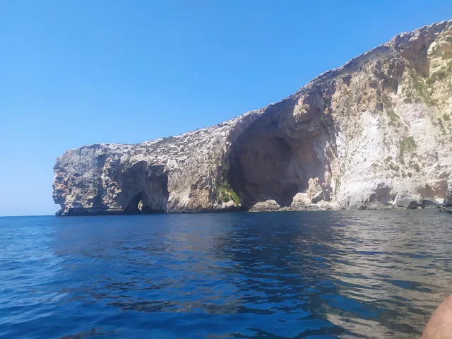 Blue Grotto on the coast of Malta